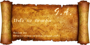 Ihász Aranka névjegykártya